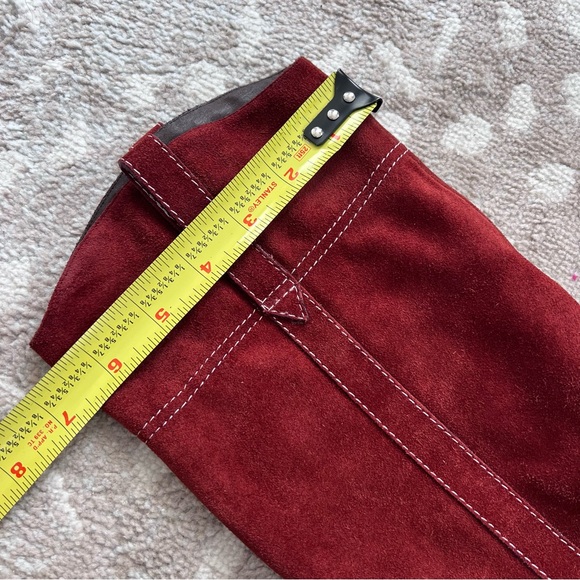 Marc Jacobs 7.5 rust/burnt orange suede slouch boot EUC - Picture 7 of 11